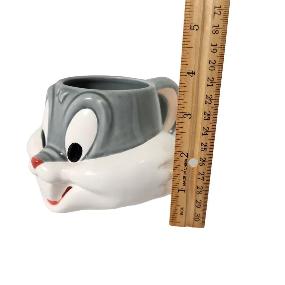 Vintage Bugs Bunny 3D Ceramic Mug Looney Tunes Applause Inc 1992 Warner Bros.